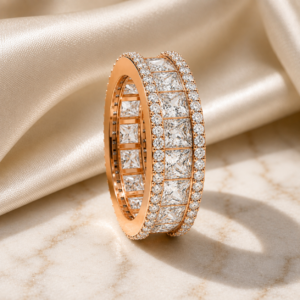 Roselle Rose Gold Eternity Band