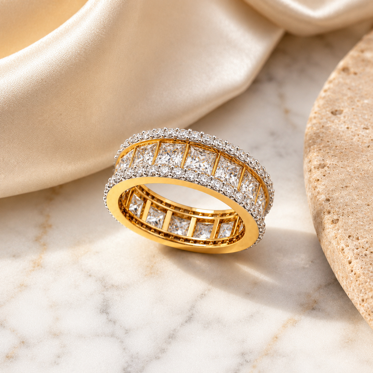 Aurelia Gold Eternity Band
